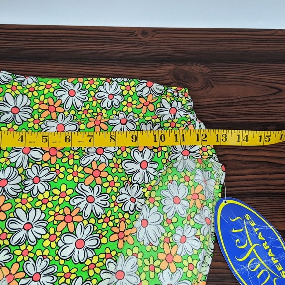 NOS Retro 70's Flower Power Sunsets highwaist Bikini Bottom, medium, - Picture 5 of 9